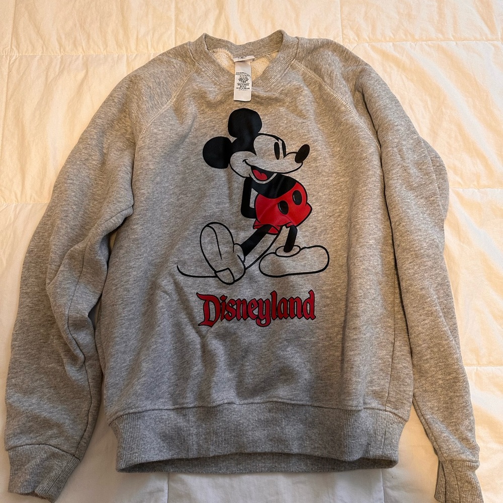 Disneyland Mickey Mouse Gray Sweatshirt